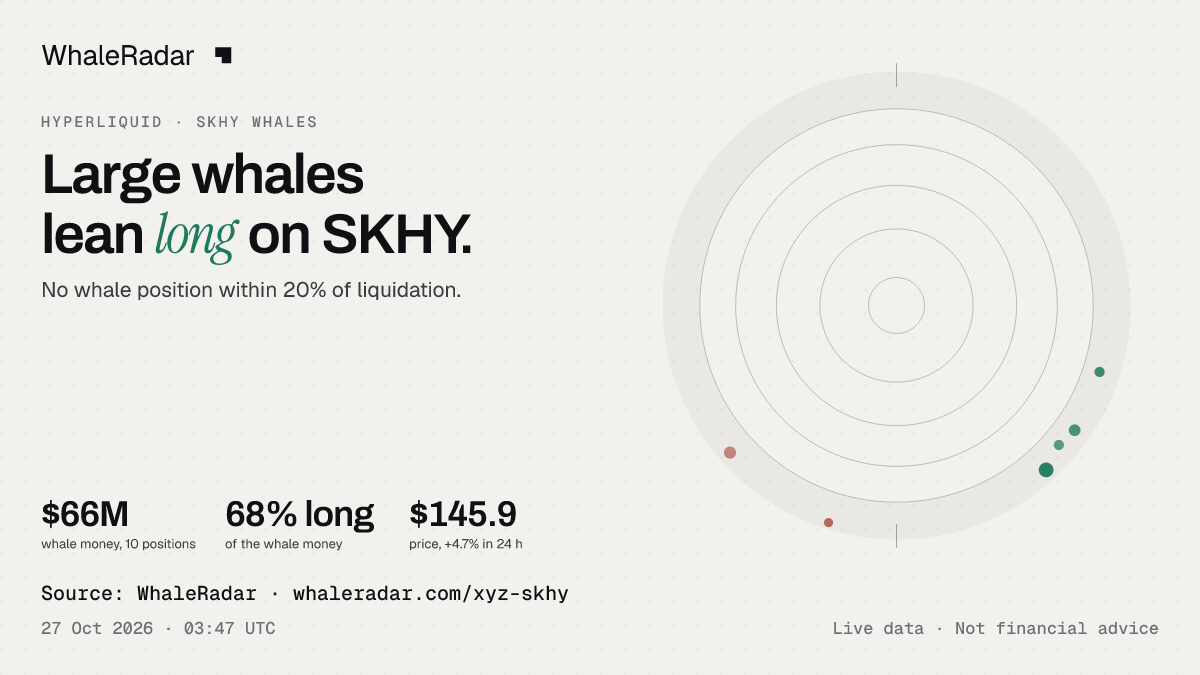 SKHY 雷达与 24 小时价格走势,可直接用于你的报道。