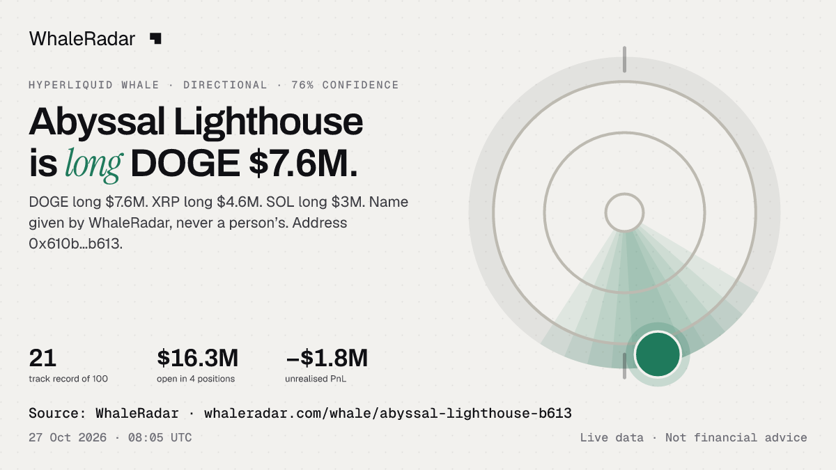 Abyssal Lighthouse: 글리프, 트랙 레코드, 가장 큰 포지션, 기사에 바로 쓸 수 있습니다.
