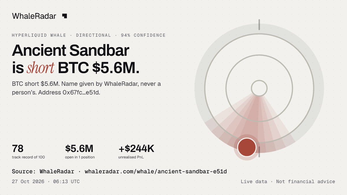 Ancient Sandbar: 글리프, 트랙 레코드, 가장 큰 포지션, 기사에 바로 쓸 수 있습니다.