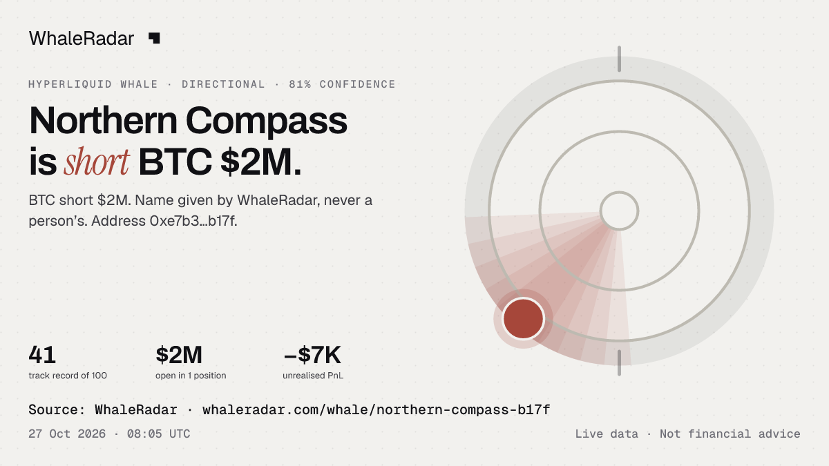 Northern Compass: 글리프, 트랙 레코드, 가장 큰 포지션, 기사에 바로 쓸 수 있습니다.