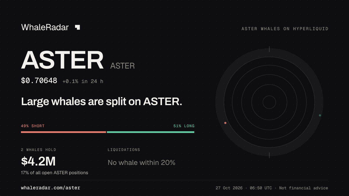 ASTER 공유 카드: 대형 고래, ASTER 롱·숏 팽팽.